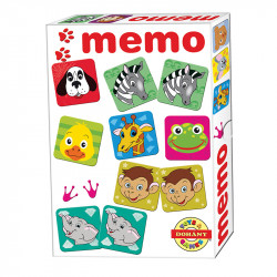 Memóriajáték Memo Domino Állatfejek Memória játékok Dohány Toys
