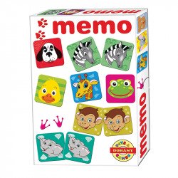 Memóriajáték Memo Domino Állatfejek Memória játékok Dohány Toys