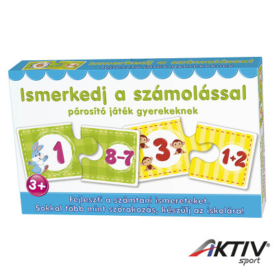 Párosító játék Ismerkedj a számolással