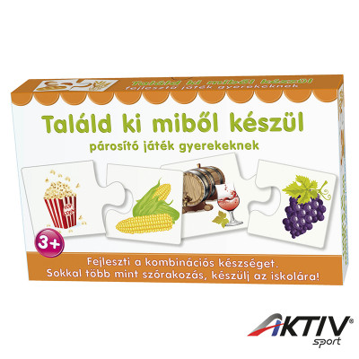 Párosító játék Találd ki miből készül