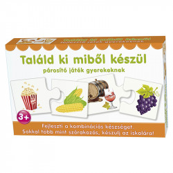 Párosító játék Találd ki miből készül Logikai játékok Dohány Toys