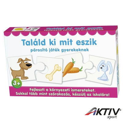 Párosító játék Találd ki mit eszik