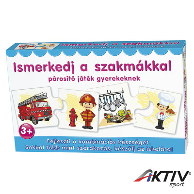 Párosító játék Ismerkedj a szakmákkal