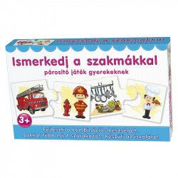 Párosító játék Ismerkedj a szakmákkal Logikai játékok Dohány Toys