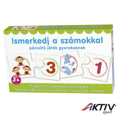Párosító játék Ismerkedj a számokkal