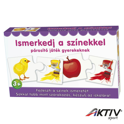 Párosító játék Ismerkedj a színekkel