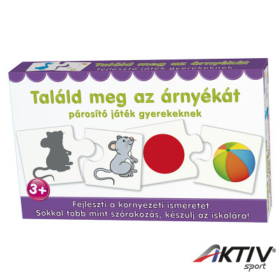 Párosító játék Találd meg az árnyékát