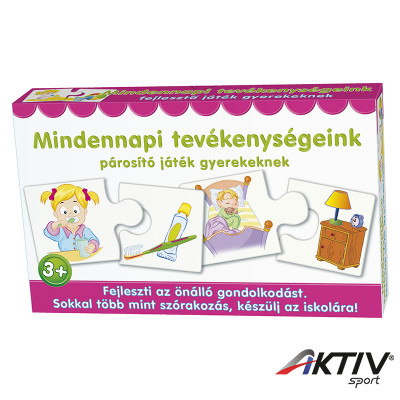 Párosító játék Mindennapi tevékenységeink