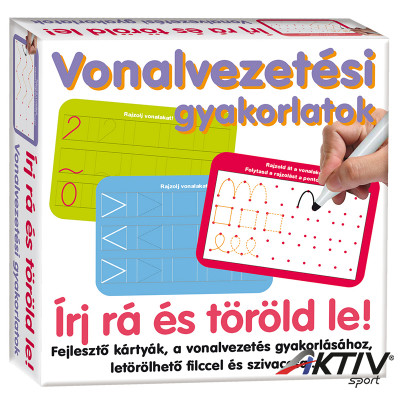 Írj rá és töröld le Vonalvezetési gyakorlatok