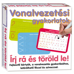Írj rá és töröld le Vonalvezetési gyakorlatok Szórakoztató játékok Dohány Toys