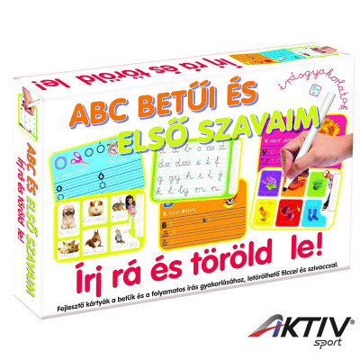 Írj rá és töröld le ABC betűi és első szavaim