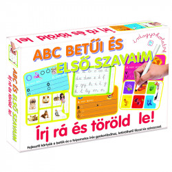 Írj rá és töröld le ABC betűi és első szavaim Szórakoztató játékok Dohány Toys