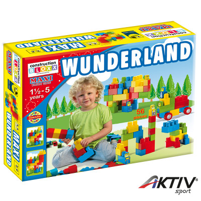 Építőkocka Maxi Blocks nagy dobozos 56 db