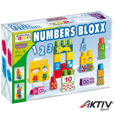 Építőkocka Maxi Blocks Játszva tanulok számolni 34 db