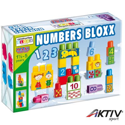 Építőkocka Maxi Blocks Játszva tanulok számolni 34 db