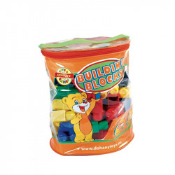 Építőkocka Maxi Blocks zsákos 60 db Játék Dohány Toys