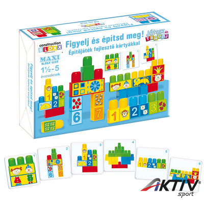 Fejlesztő építőjáték Figyelj és építsd meg