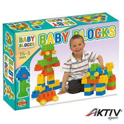 Baby építőjáték nagy dobozos 24 db