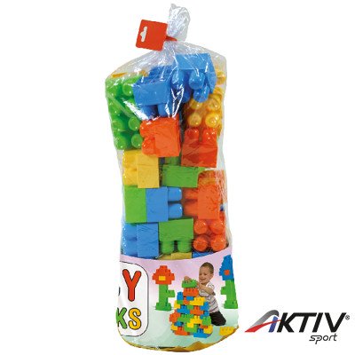 Baby építőjáték nagy zsák 48 db