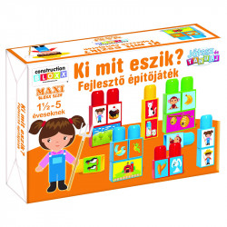 Fejlesztő építőjáték Ki mit eszik? Játék Dohány Toys