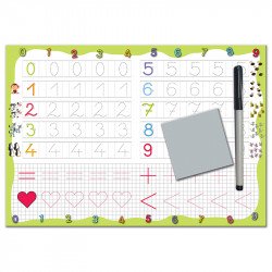 Rajztábla számok Színező