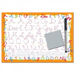 Rajztábla nagy betűk Színező