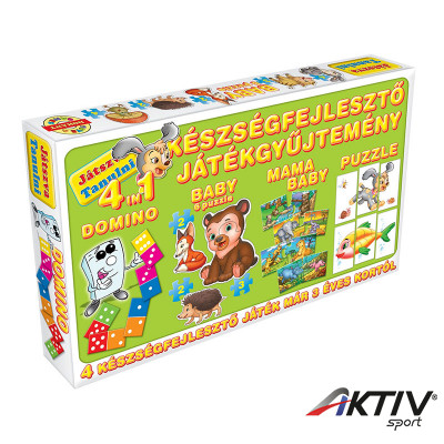 Maxi készségfejlesztő játékgyűjtemény zöld