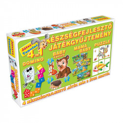 Maxi készségfejlesztő játékgyűjtemény zöld Szórakoztató játékok Dohány Toys