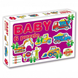 Baby puzzle Építkezés Puzzle Dohány Toys