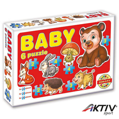 Baby puzzle Erdei állatok
