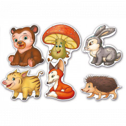 Baby puzzle Erdei állatok