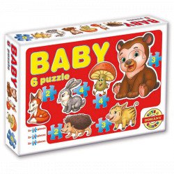 Baby puzzle Erdei állatok Puzzle Dohány Toys