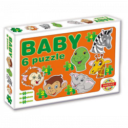 Baby puzzle Vadállatok Puzzle Dohány Toys