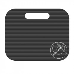 Mini fitnesz szőnyeg füles Trendy 35x30x1,5 cm fekete Fitness Trendy