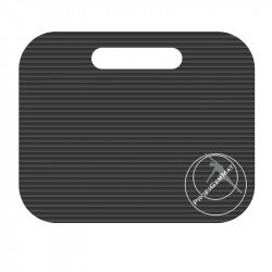 Mini fitnesz szőnyeg füles Trendy 35x30x1,5 cm fekete Fitness Trendy