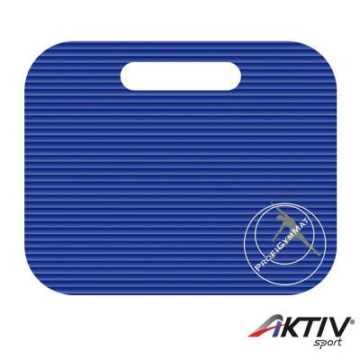 Mini fitnesz szőnyeg füles Trendy 35x30x1,5 cm kék