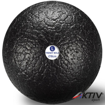 Masszázs labda Trendy Bola fekete 10 cm