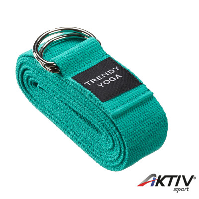 Jóga szalag Trendy 190x4x0,2 cm zöld