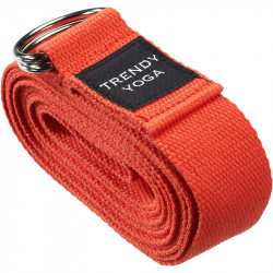 Jóga szalag Trendy 300x4x0,2 cm piros Fitness Trendy