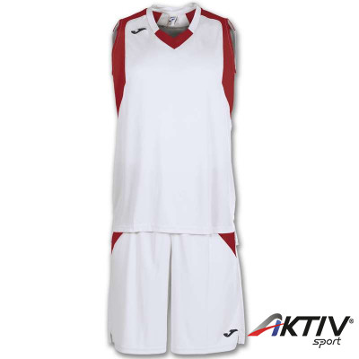 Kosárlabda mez szett Joma Final fehér-piros 4XL