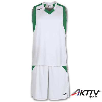 Kosárlabda mez szett Joma Final fehér-zöld 4XL