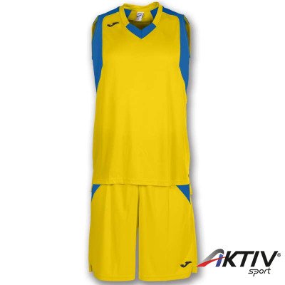 Kosárlabda mez szett Joma Final sárga-kék 4XL