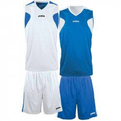 Kosárlabda mez szett Joma ujjatlan kifordítható fehér-kék Kosárlabda mezek Joma