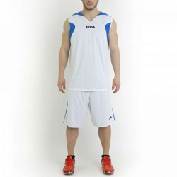 Kosárlabda mez szett Joma ujjatlan kifordítható fehér-kék