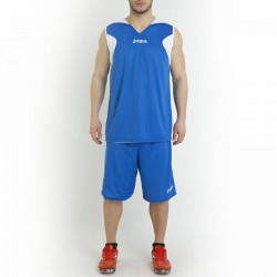 Kosárlabda mez szett Joma ujjatlan kifordítható fehér-kék