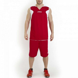 Kosárlabda mez szett Joma ujjatlan kifordítható fehér-piros XXXL-XXXXL