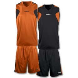Kosárlabda mez szett Joma ujjatlan kifordítható narancssárga-fekete XXXL-XXXXL Kosárlabda mezek Joma
