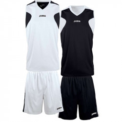 Kosárlabda mez szett Joma ujjatlan kifordítható fehér-fekete XXXL-XXXXL Kosárlabda mezek Joma