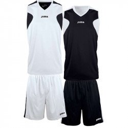 Kosárlabda mez szett Joma ujjatlan kifordítható fehér-fekete XXXL-XXXXL Kosárlabda mezek Joma