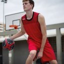 Kosárlabda mez szett Joma Space II ujjatlan piros